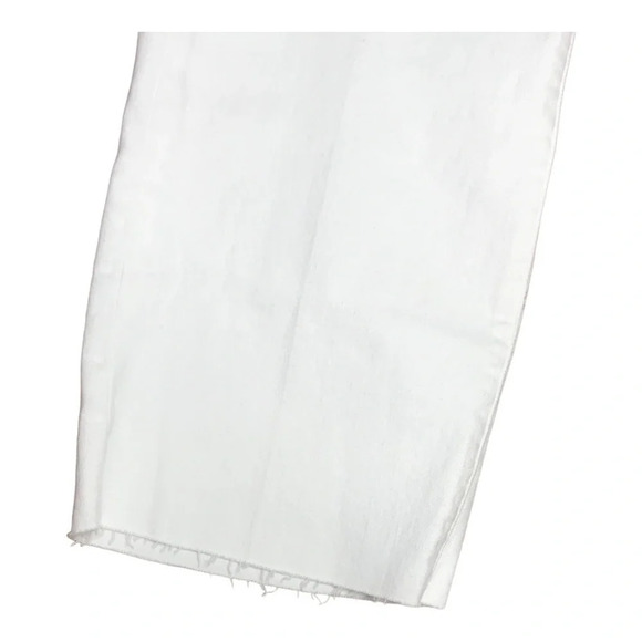 Good American Plus Size Good Straight High Waist Raw Hem Straight Leg Jean  20 - Picture 12 of 13